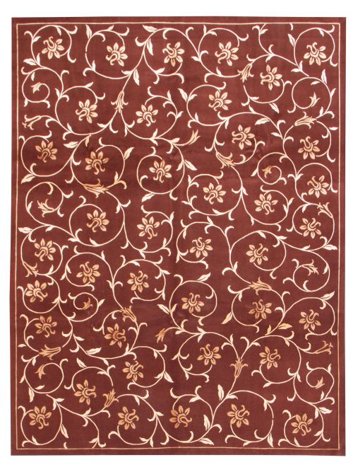 Nepal Silk Touch 7'5" x 9'10" Hand-knotted Silk, Wool Rug 