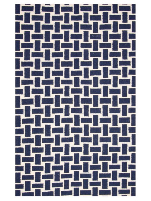 Turkish Ankara FW 5'1" x 8'1" Flat-Weave Wool Kilim 