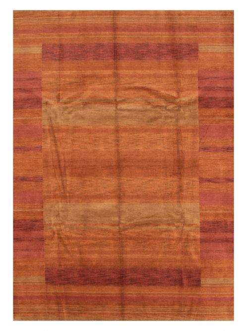 Indian Ananda 8'0" x 11'0" Hand Loomed Wool Rug 