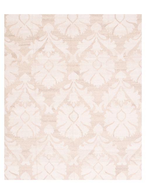 Turkish Ankara FW 8'0" x 10'0" Flat-Weave Wool Kilim 