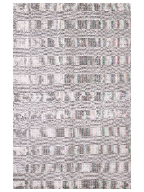 Indian Silk Shadow 5'0" x 8'0" Hand Loomed Viscose Rug 