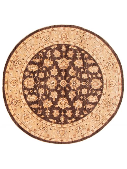 Pakistani Peshawar Oushak 9'0" x 9'0" Hand-knotted Wool Rug 