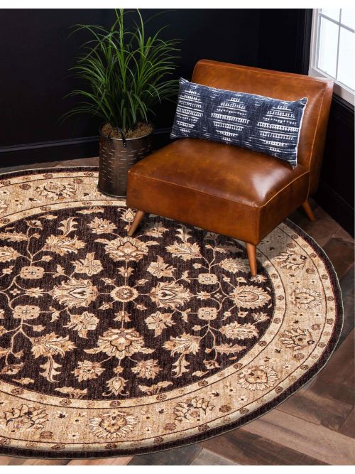 Pakistani Peshawar Oushak 9'0" x 9'0" Hand-knotted Wool Rug 
