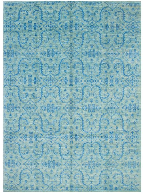 Indian Finest Oushak 10'1" x 14'3" Hand-knotted Wool Rug 