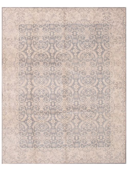 Indian Finest Oushak 7'11" x 10'2" Hand-knotted Wool Rug 