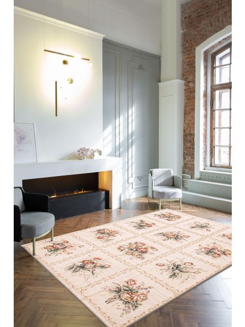 Chinese Dynasty 8'5" x 11'7" Flat-Weave Wool Tapestry Kilim 