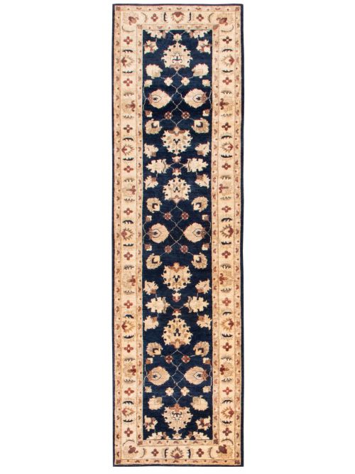 Afghan Chobi Finest 2'8" x 9'10" Hand-knotted Wool Rug 