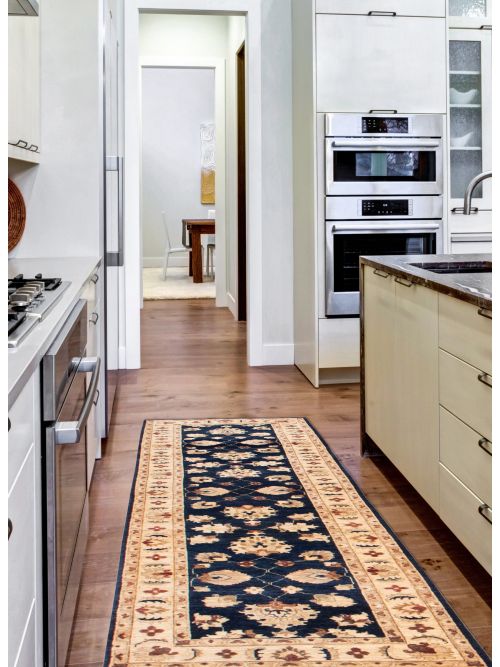 Afghan Chobi Finest 2'8" x 9'10" Hand-knotted Wool Rug 