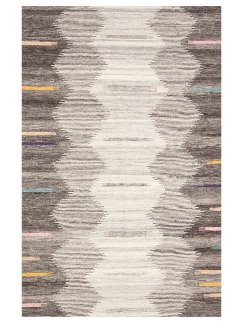 Turkish Ankara FW 5'0" x 8'0" Flat-Weave Wool Kilim 