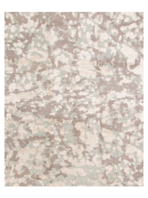 Nepal Opulence 8'0" x 9'10" Hand-knotted Silk, Wool Rug 