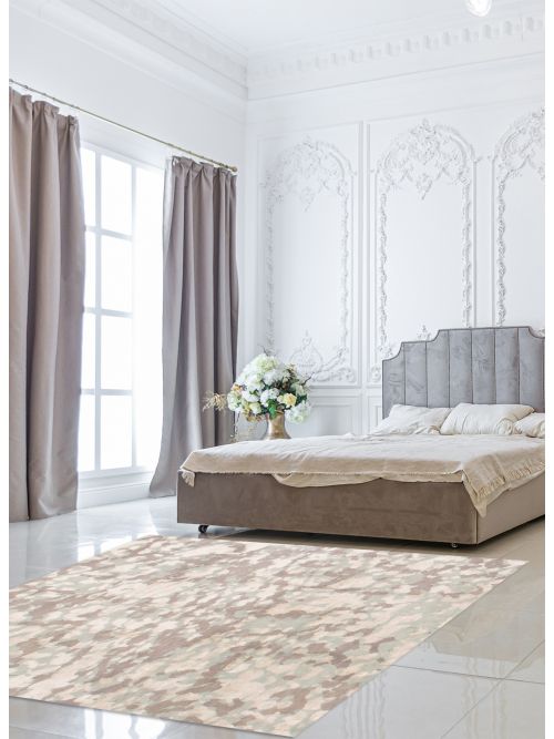 Nepal Opulence 8'0" x 9'10" Hand-knotted Silk, Wool Rug 