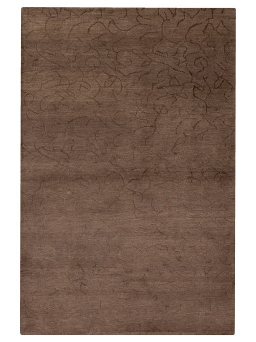 Nepal Opulence 4'0" x 6'0" Hand-knotted Silk, Wool Rug 