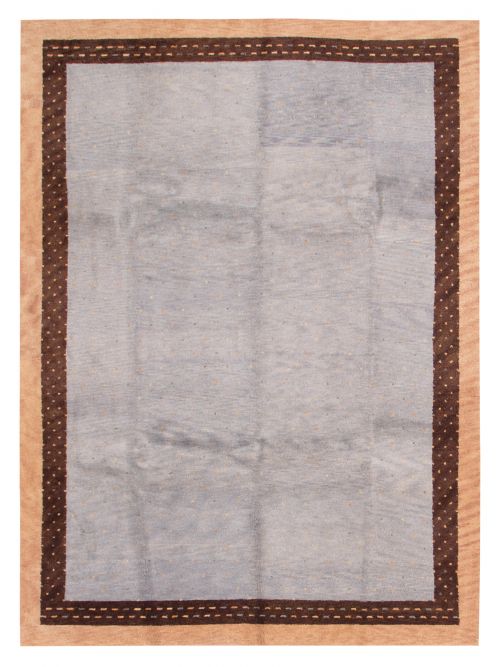 Indian Indian Gabbeh 8'0" x 11'0" Hand-knotted Wool Rug 