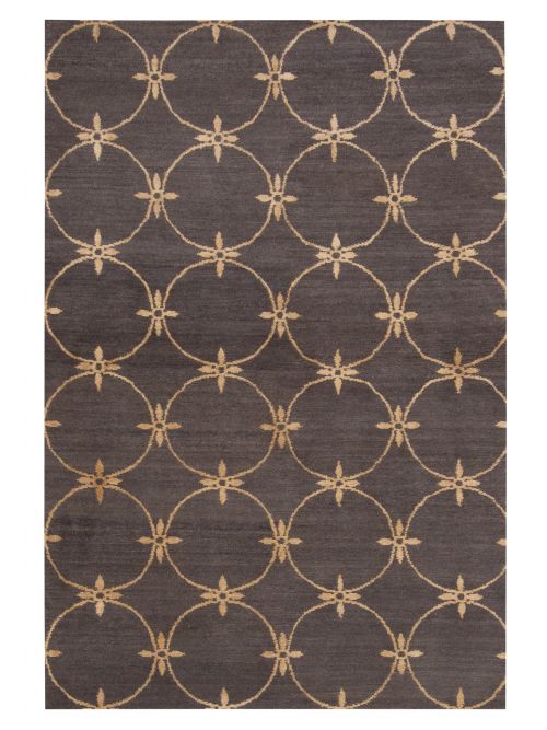 Nepal Opulence 3'10" x 5'8" Hand-knotted Silk, Wool Rug 