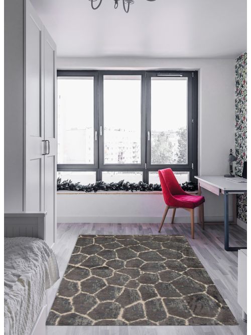 Nepal Opulence 3'11" x 6'0" Hand-knotted Silk Rug 