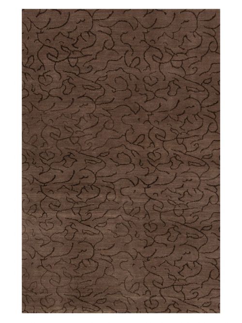 Nepal Opulence 4'0" x 6'0" Hand-knotted Silk, Wool Rug 