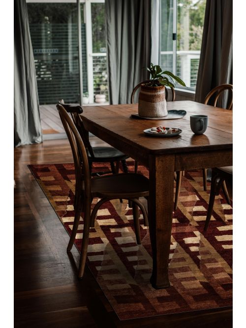 Nepal Opulence 4'0" x 5'10" Hand-knotted Silk, Wool Rug 