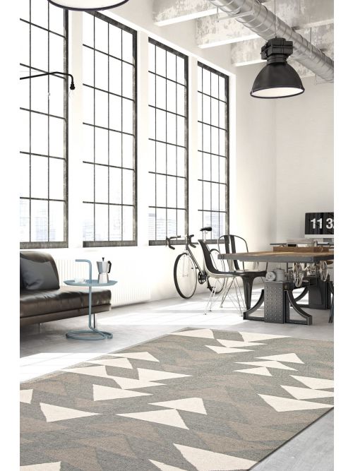 Turkish Ankara FW 5'1" x 8'1" Flat-Weave Wool Kilim 