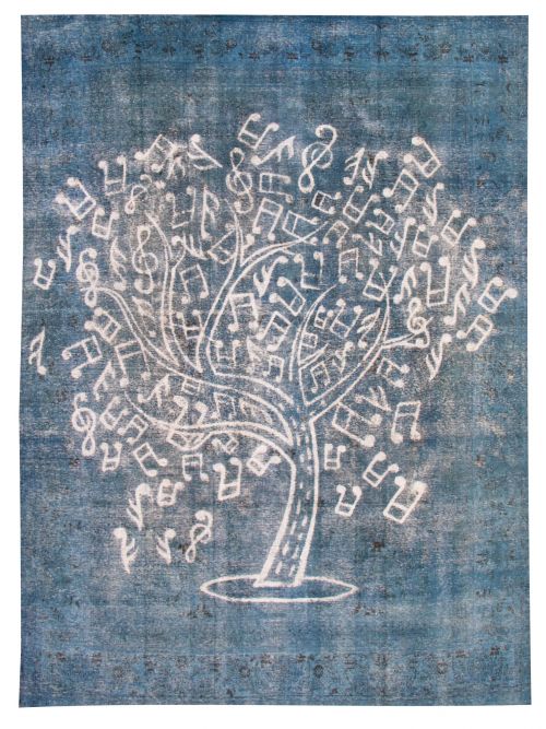 Turkish Color Transition 9'5" x 13'0" Hand-knotted Wool Rug 