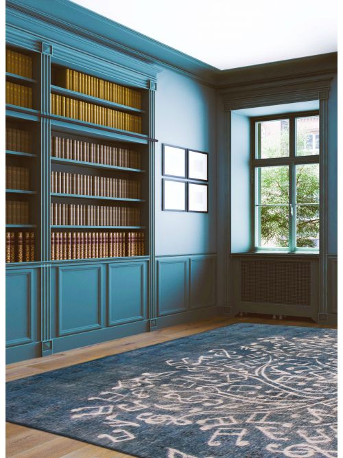 Turkish Color Transition 9'5" x 13'0" Hand-knotted Wool Rug 