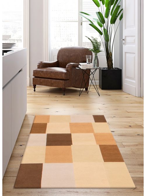 Nepal Aurora 3'9" x 5'9" Hand-knotted Wool Rug 