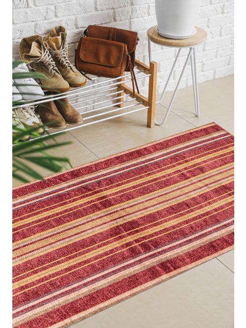 Indian Nevada 2'11" x 6'0" Flat-Weave Chenille Dhurrie 