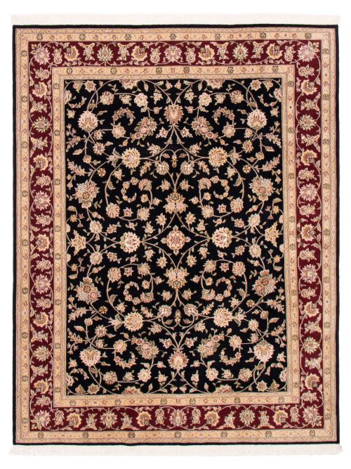 Chinese Sino Persian 180L 7'9" x 9'10" Hand-knotted Silk & Wool Rug 