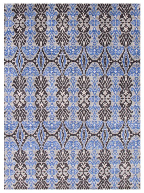 Indian Mystique 9'1" x 12'2" Hand-knotted Wool Rug 