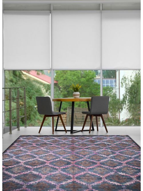 Indian Mystique 7'9" x 10'4" Hand-knotted Silk & Wool Rug 