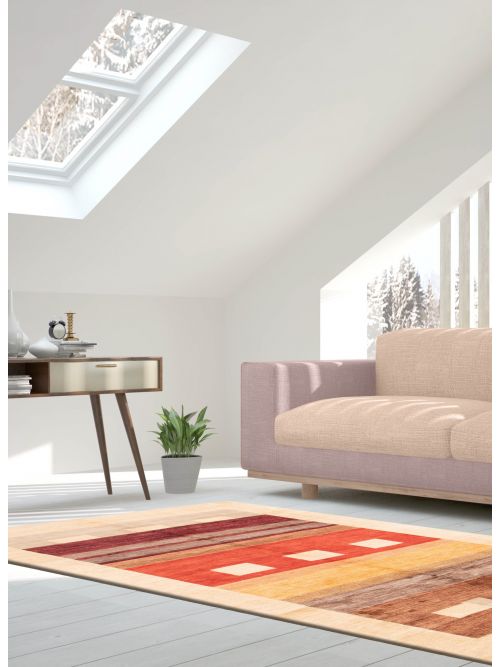 Pakistani Finest Peshawar Ziegler 6'9" x 10'5" Hand-knotted Wool Rug 