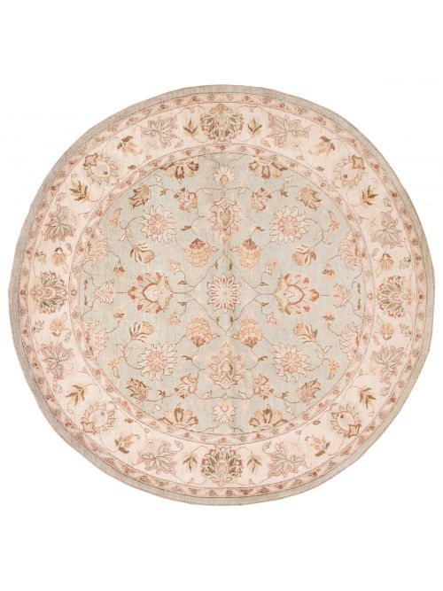 Pakistani Peshawar Oushak 8'2" x 8'2" Hand-knotted Wool Rug 