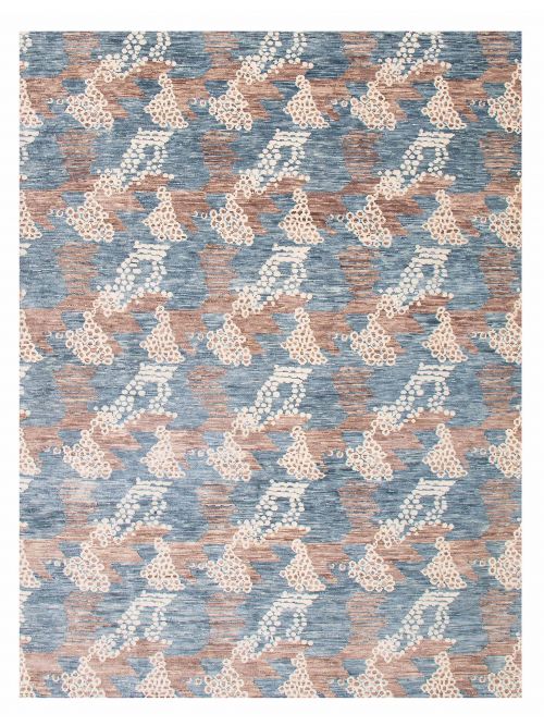 Indian Mystique 9'1" x 12'0" Hand-knotted Wool Rug 