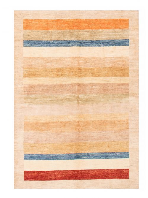Pakistani Finest Peshawar Ziegler 5'6" x 7'10" Hand-knotted Wool Rug 