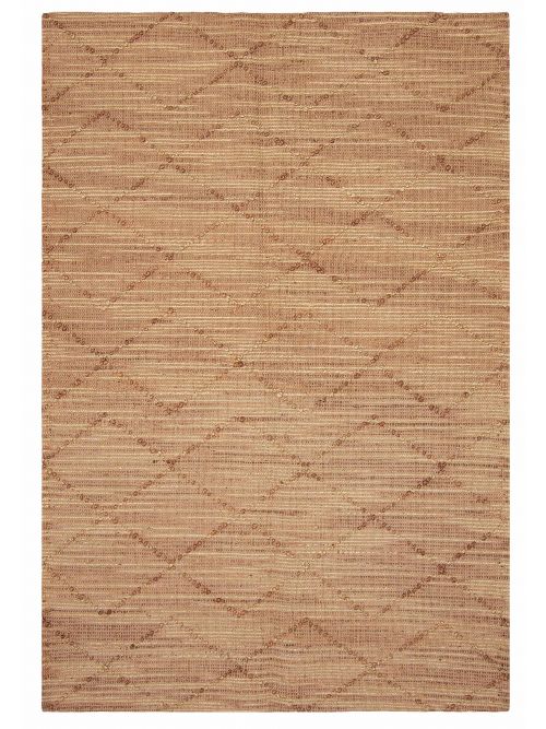 Indian Palas Denizli 5'4" x 7'9" Flat-Weave Jute Kilim 
