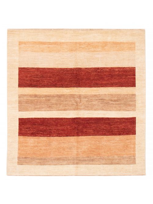 Pakistani Finest Peshawar Ziegler 6'2" x 6'5" Hand-knotted Wool Rug 