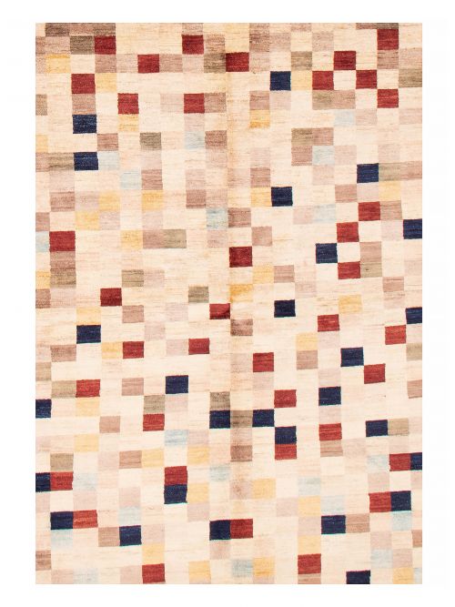 Pakistani Finest Peshawar Ziegler 5'4" x 7'5" Hand-knotted Wool Rug 