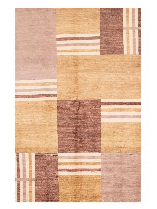 Pakistani Finest Peshawar Ziegler 6'7" x 9'11" Hand-knotted Wool Rug 