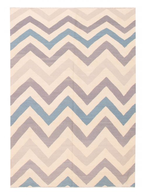 Turkish Ankara FW 5'8" x 8'0" Flat-Weave Wool Kilim 