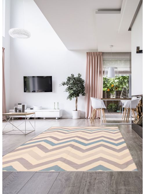 Turkish Ankara FW 5'8" x 8'0" Flat-Weave Wool Kilim 