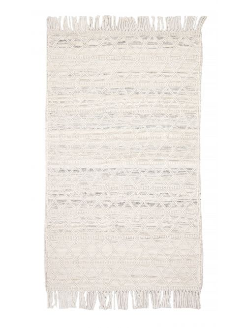 Indian Sienna 5'1" x 8'0" Braided Weave Wool Rug 