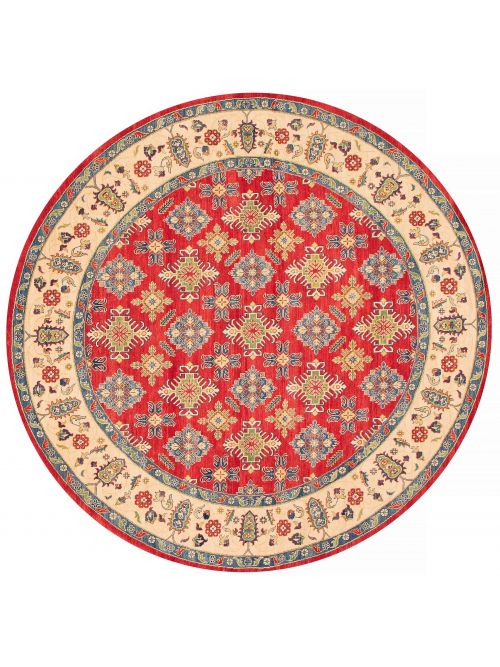 Afghan Finest Ghazni 9'9" x 9'9" Hand-knotted Wool Rug 