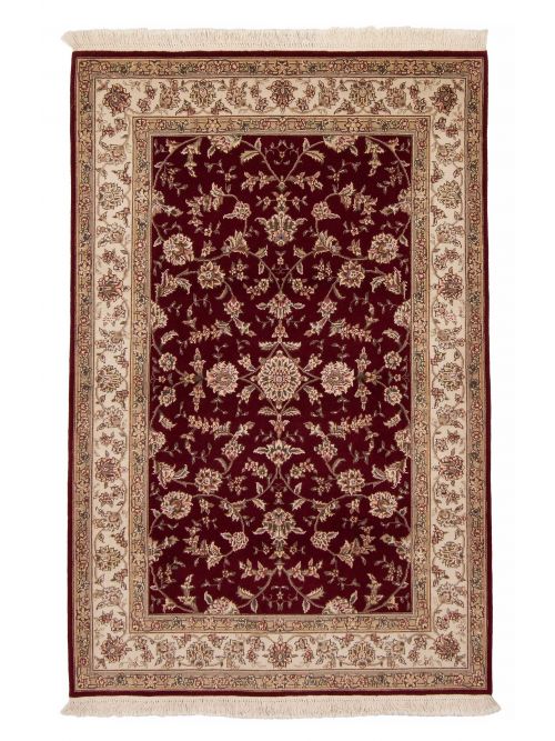 Chinese Sino Persian 180L 4'0" x 6'0" Hand-knotted Silk & Wool Rug 