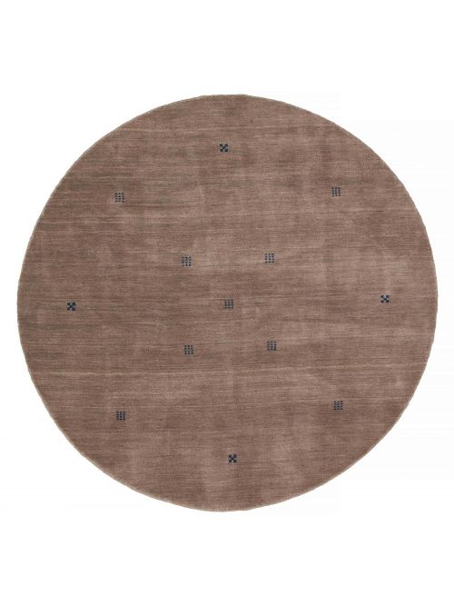 Indo Gabbeh 5'0" x 5'1" Hand-knotted Wool Rug 