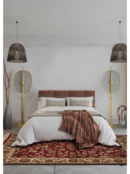 Indian Sultanabad 4'0" x 6'3" Hand-knotted Wool Rug 