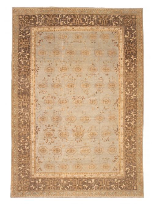 Turkish Anatolian Authentic 12'2" x 17'7" Hand-knotted Wool Rug 