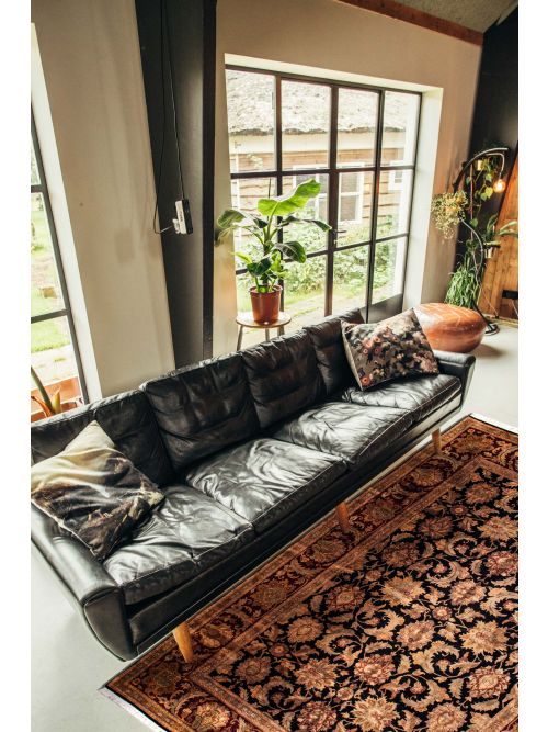 Indian Sultanabad 10'0" x 13'4" Hand-knotted Wool Rug 