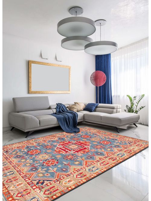 Afghan Finest Ghazni 8'3" x 11'10" Hand-knotted Wool Rug 