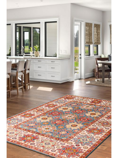 Afghan Finest Ghazni 5'6" x 7'9" Hand-knotted Wool Rug 