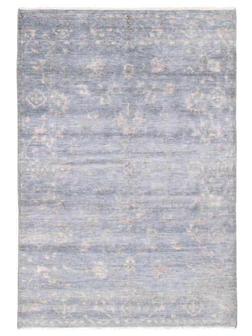 Indian Mystique 5'10" x 8'7" Hand-knotted Silk, Wool Rug 