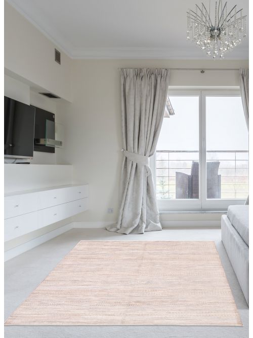 Indian Silk Shadow 8'1" x 9'10" Hand-knotted Viscose & Wool Rug 